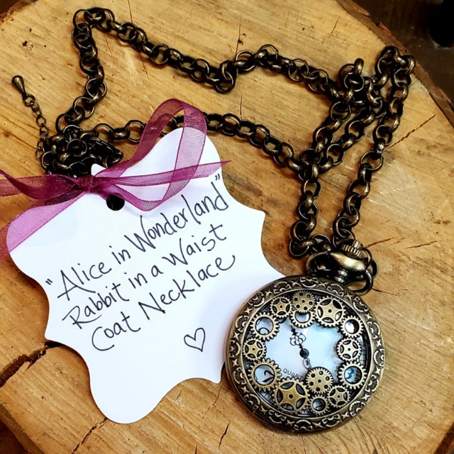 Alice in wonderland kaleidoscope deals necklace